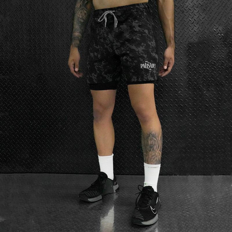 Palisades Spotlight Training Shorts - Midnight Black