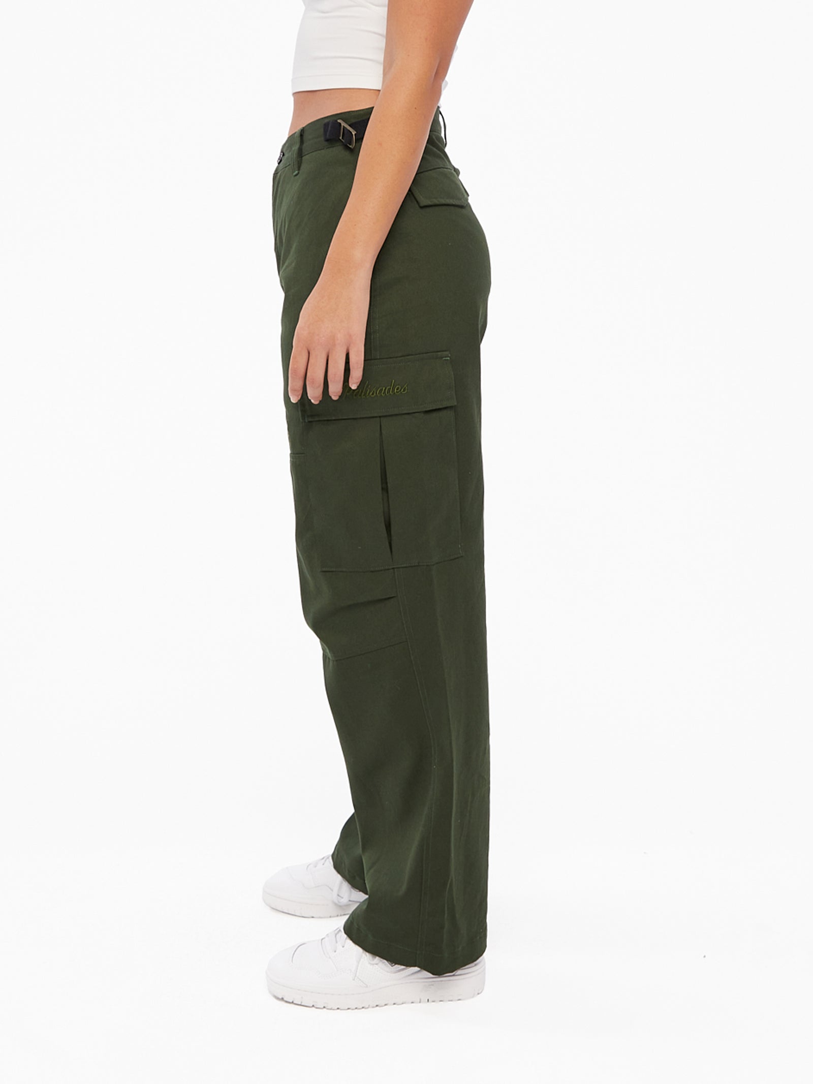 Womens-Hustle-Green-Cargo-